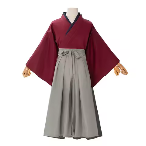 Anime Rurouni Kenshin Himura Kenshin Cosplay adulte unisexe Costume samouraï uniforme Kendo Kimono e