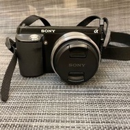 SONY NEX-F3 類單眼數位相機 +2.8 16mm鏡頭 餅乾鏡 翻轉螢幕 加贈16G SD卡 附完整盒子