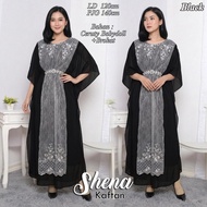 Funie Shena kaftan Brocade Combination Ceruty Babydoll with Mahogany Brocade Lining