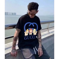 Gujia Three Dogs Pattern Couple Short-Sleeved T-Shirt