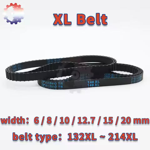 XL Timing Belt 132XL to 214XL Belt Width 6mm 8mm 10mm XL Rubber Belt 12.7mm 15mm 20mm XL Synchronous