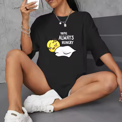 You're Always Hungry Bbokari TShirt Felix Fan T Shirt Stray Kids T-Shirt Korean Kpop Clothes Verized