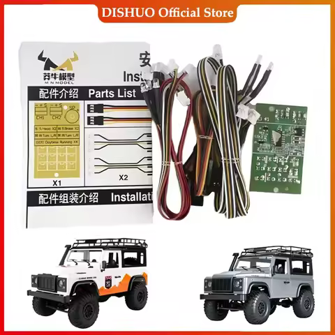 MN MN82 D90 MN98 MN99S MN86 MN86S MN78 MN128 MN168 WPL C14 C24 C34 B14 B24 Light System Set RC Car U
