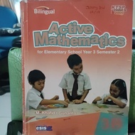 Buku Active Mathematics Bilingual 3B kelas 3 SD, KTSP Penerbit ESIS