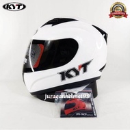 helm full face KYT r10 putih original