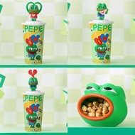 Sold‼️🐸 Pepe 青蛙 公仔 塑膠杯 水杯 (3款)  / Pepe 爆谷桶 / 青蛙  Pepe Figure 公仔 水杯 / Pepe 吸管水杯