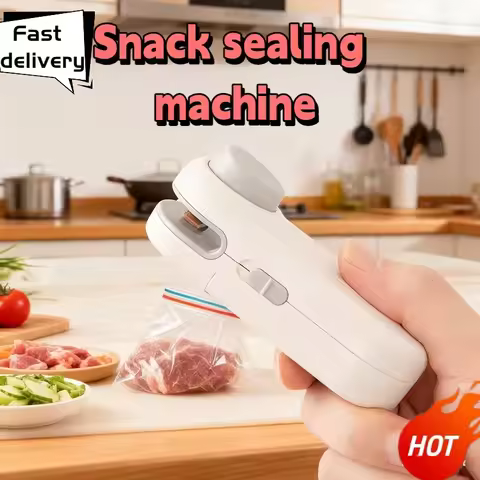 Mini Snack Sealing Machine Ensure Food Airtightness Extend Shelf Life Packaging Plastic Bags Vacuum 