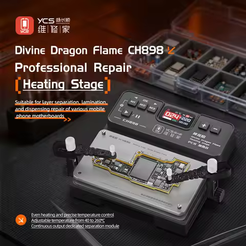 YCS CH898 PCB Heating Stage Precision Temperature Control 40-260°C for Phone Motherboard Layer Separ