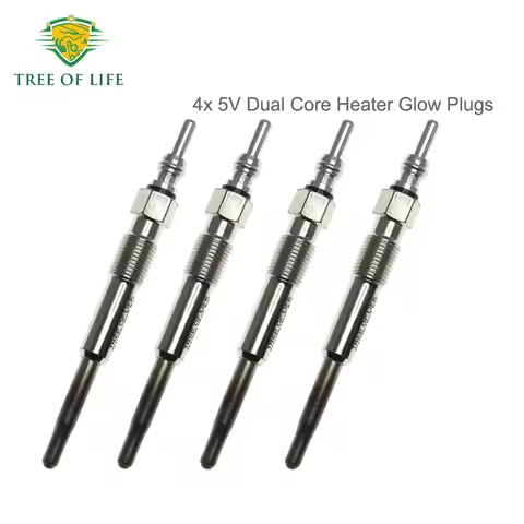 4x Heater Glow Plugs 5V N10591602 For VW PASSAT B6 TRANSPORTER T5 AUDI A3 8P A4 B7 B6 A2 8Z 1.4 1.9 