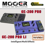 Mooer GE200 PRO Li Intelligent Guitar Amp Modelling and Multi Effects Pedal