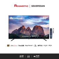 ใหม่ Aconatic ทีวี 50 นิ้ว LED 4K HDR10 WebOS TV (Wee 2.0) รุ่น 50US900AN Smart TV สมาร์ททีวี ระะบบป