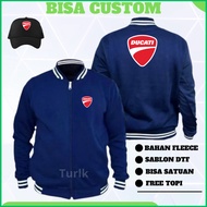 Ducati Jacket Custom Ducati Varsity Motorcycle Jacket