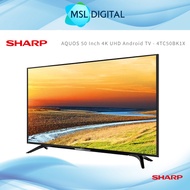 Sharp AQUOS 50 Inch 4K UHD Android TV - 4TC50BK1X