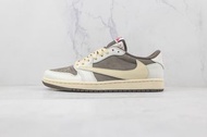 TS联名 反转 摩卡棕白 倒钩 Travis Scott x Nike Air Jordan 1 Low OG"Reverse