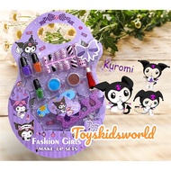 Kuromi Frozen Kids Nail Polish Girls Eyeshadow Toys Make Up Manicure Toy Mainan Budak Perempuan Make