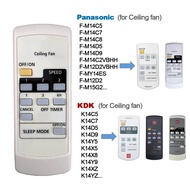 Suitable for Panasonic KDK Ceiling Fan Remote Control F-M14C5 F-MY14ES F-M12D2 K14C5 K14C7 K14D5