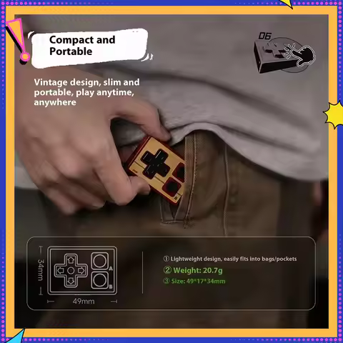 IINE Gamebrick Mini Wireless Controller Bluetooth Multi-Function Gamepad Joystick Remote Control Sui