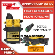 Dinamo Pompa Dc Dobel Pompa 12volt 320Psi 12Lpm  High Pressure