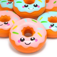 Jumbo Cute Face Donut Squishy Bread Squishies toy