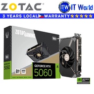 Itw | Zotac RTX 5060 8GB GDDR7 SOLO Gaming Geforce Graphic Card (ZT-B50600G-10L)