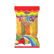 Rico Rainbow Jelly Stick Fruit Jelly Fruity Fruit Jelly Drink Fruit Drink Cool Drink [10Pcs]