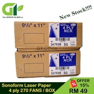 [GY Office] SonoForm Laser Paper - 4 PLY 9.5"X11" 2A7E0B (SG)