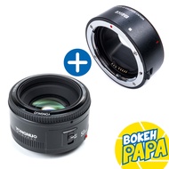 MEIKE / YONGNUO ( 35mm / 50mm / 85mm ) Canon EOS R / RP AUTO FOCUS Full frame เลนส์ ออโต้โฟกัส AF สำ