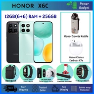 HONOR X6C [16GB*(8+8) RAM +256GB] | Mediatek G81 Ultra | Drop Resistance | 35W Honor Supercharge | O