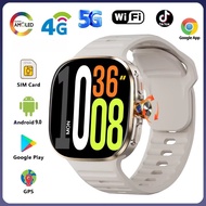 5G/4G Full Network Smart Watch 720*720 AMOLED Screen 8GB+128GB RAM Video Call 1300W Camera GPS WIFI 