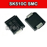 10~20PCS SK510C SMC DO-214AB Shoteki Diode 5A 100V IC SMD 6.8 X5.9mm