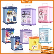 【COD】ATM Machine With Music Piggy Bank ATM Credit Card Fingerprint Password Money Saving Box Tabung 
