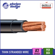 Phelps Dodge THHN / THWN-2 Stranded Wire Gauge #2 30mm2 (Per Box 150 Meters) Copper Lead Free