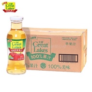Oishi Big Lake 100% Botol Kaca Jus Oren Mengandungi Picit Asli 255ML*24 Botol/Kotak