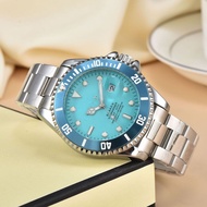 Hot Style Trendy 2025 Men's Business Ceramic Ring Quartz Watch Laboratory GMT Watch cad