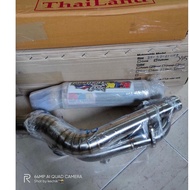 Y15 Nlk noolamluka 💯 original exhaust big cork tembak bulan ekzos pipe (black) (32mm/ 35mm / 38mm)