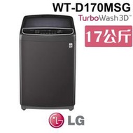含基本安裝 LG 樂金 WT-D170MSG WiFi 第3代DD直立式變頻洗衣機 曜石黑 17公斤洗衣容量 家電 公司貨