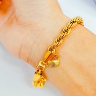 Rantai Tangan 6mm Emas Bangkok Bracelet GOLD PLATED