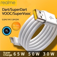 Realme Super Fast Charge Cable Cargador 6.5A Oppo Type C Phone Cables Vooc Supervooc 65W 50W