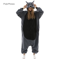 XXL PAJAMASEA Adult Raccoon Kigurumi Animal Costume Onesie Cartoon Cosplay Halloween Women Jumpsuit 