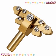 KUGIGI Fret Press Tool, Brass Color Brass Guitar Presser, Professional Fret Press Caul For Fret Leve