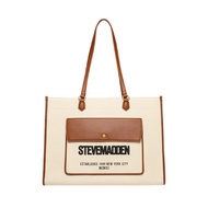 Steve Madden รุ่น Bence กระเป๋าโท้ทผู้หญิง - สีน้ำตาล
