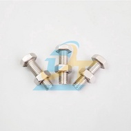 Stainless steel bolt + rivet set 201 M18