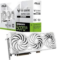 ASUS TUF Gaming GeForce RTX 5070 Ti 16GB GDDR7 BTF White OC Edition Graphics Card (NVIDIA DLSS 4, 3,