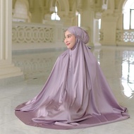 Eggy Lozy Hijab - Mecca Prayer Set With New Pouch ( Mukena Satin