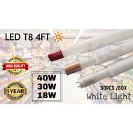 （30pcs）LED T8 18W 30W 40W 4FT LIGHT TUBE WALL CEILING LIGHTING MENTOL PANJANG