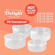 [PS Container] PET jar bottle plastic container biscuit jar biskut container biskut jar 饼干罐 罐子 plast
