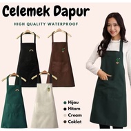 HLID - Waterproof Apron Kitchen Cooking Apron for Men and Women Barista Kitchen Cooking Apron for Me