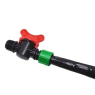 5 Pieces 21mm threaded locking valve to 16mm drip pipe