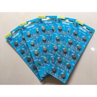 Combo of 5 Vinnic 1.5v battery packs LR41 192 L736F AG3 LR41 392A 736 Hong Kong