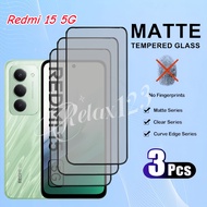 For Redmi 15 5G 2025 3PCS Matte Frosted Glass For Xiaomi Redmi15 15C Redmi 15 C 15Redmi 15C 4G 5G 20